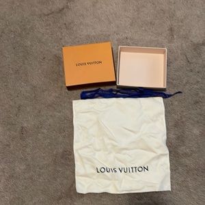 Louis Vuitton wallet box and dusk bag